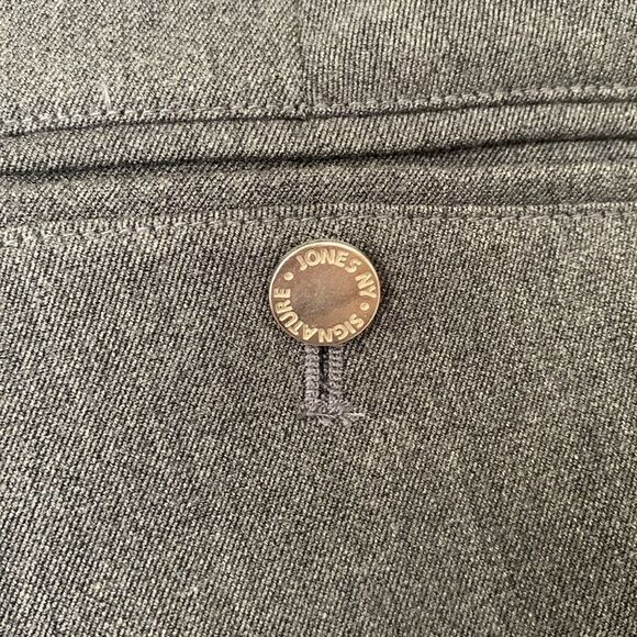 NWT Jones New York Signature Stretch Gray Dress Pants Size 6 - Picture 3 of 11